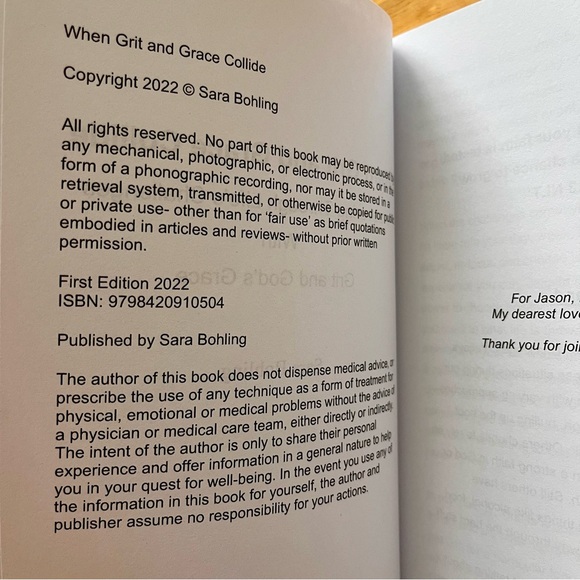 When Grit and Grace Collide by Sara Bohling Paperback Book - Picture 2 of 3